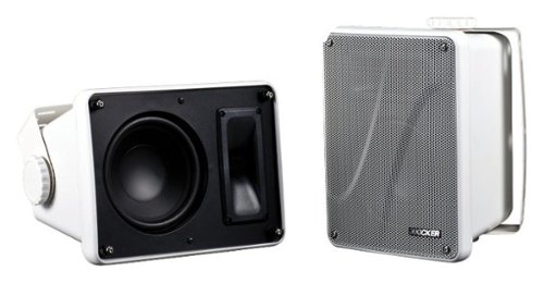  KICKER - 6.5&quot; 2-Way Full-Range Speakers (Pair) - White