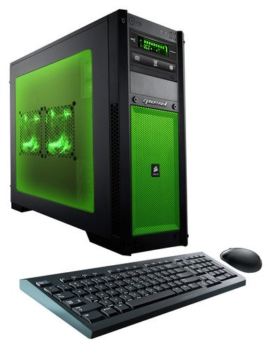  CybertronPC - Steel-9600 Desktop - Intel Core i7 - 16GB Memory - 2TB Hard Drive - Green