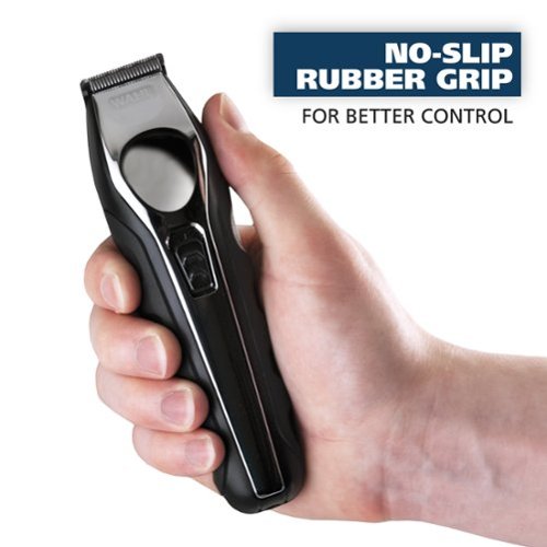 Wahl Lithium Ion Rechargeable Trimmer - Black/silver BUY IN MIDDLE EAST