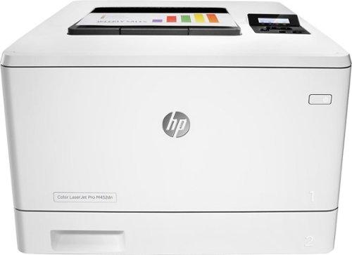  HP - LaserJet Pro m452dn Color Printer - White