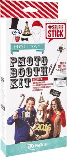  ReTrak - Selfie Stick Holiday Photo Booth Prop Kit