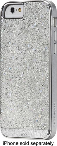  Case-Mate - Case for Apple® iPhone® 6 and 6s - Clear/Diamond/Silver