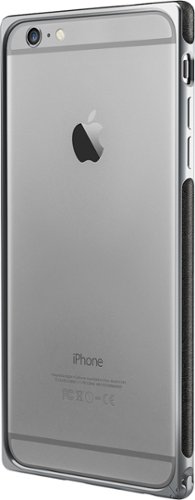  ADOPTED - Leather Frame Case for Apple® iPhone® 6 Plus and 6s Plus - Gray/Charcoal