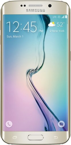  Samsung - Galaxy S6 edge with 64GB Memory Cell Phone - Gold