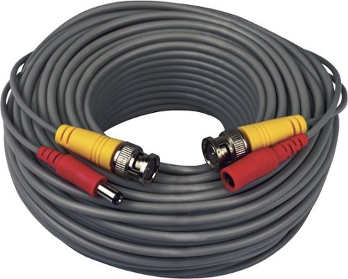  Night Owl - 100' BNC Video/Power Camera Extension Cable - Gray/Red/Yellow