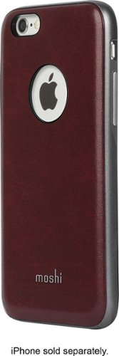  Moshi - iGlaze Napa Case for Apple iPhone 6 and 6s - Burgundy Red