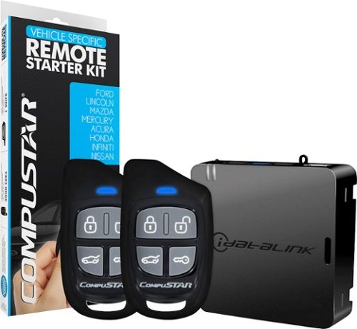  Compustar - Remote Starter for Select Ford, Honda and Nissan Vehicles - Black