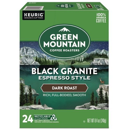  Green Mountain Coffee - Black Granite Espresso Style K-Cups (24/Box)