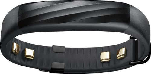 UP4 by Jawbone Health and Fitness Tracker with Amex Payments + Heart Rate - Black Twist-Front_Standard 