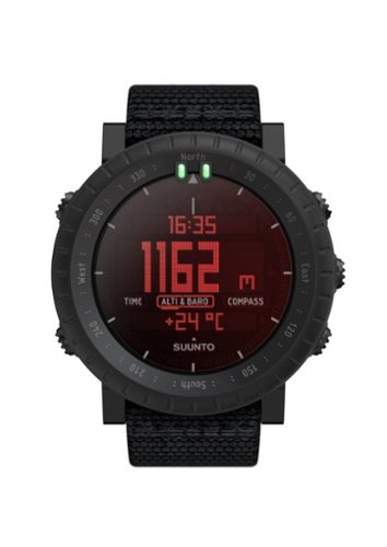 SUUNTO Alpha Military Style Tactical Watch with Altimeter, Compass and Barometer - Black GLOBAL SHIPPING