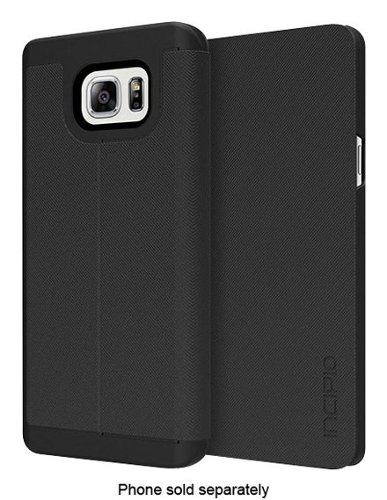  Incipio - Lancaster Folio Case for Samsung Galaxy Note 5 Cell Phones - Black