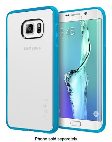 Incipio - Octane Pure Case for Samsung Galaxy S6 edge Plus Cell Phones - Clear/Blue-Front_Standard 