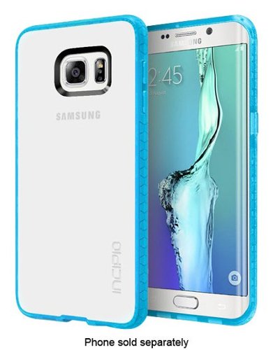 Incipio - Octane Case for Samsung Galaxy S6 edge Plus Cell Phones - Frost/Cyan-Front_Standard 