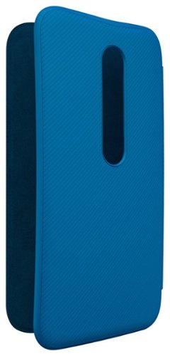 Flip Shell Case for Motorola Moto G (3rd Generation) Cell Phones - Blue-Front_Standard 