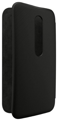 Flip Shell Case for Motorola Moto G (3rd Generation) Cell Phones - Licorice-Front_Standard 