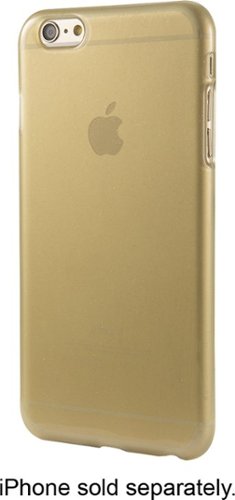  Dynex™ - Soft Shell Case for Apple® iPhone® 6s - Gold