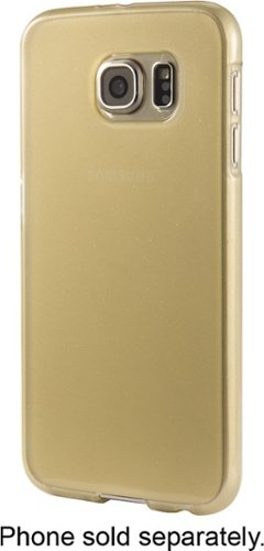  Dynex™ - Soft Shell Case for Samsung Galaxy S6 Cell Phones - Gold