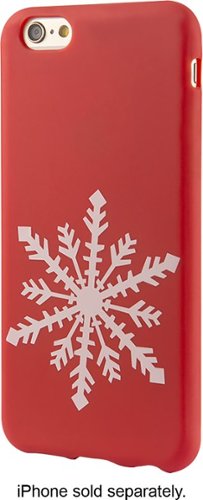  Dynex™ - Soft Shell Case for Apple® iPhone® 6s Plus - Red/White
