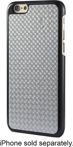  Dynex™ - Hard Shell Case for Apple® iPhone® 6s - Silver/Black