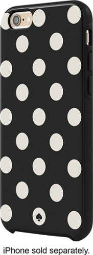  kate spade new york - Hybrid Hard Shell Case for Apple® iPhone® 6 and 6s - Le Pavillion Black/Cream