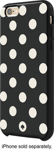  kate spade new york - Hybrid Hard Shell Case for Apple® iPhone® 6 Plus and 6s Plus - Black/Cream
