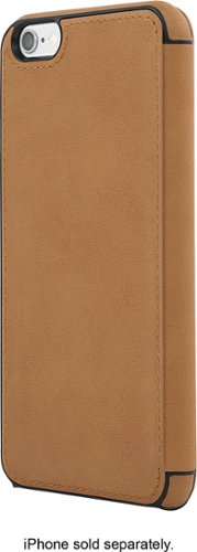  JACK SPADE - Folio Case for Apple® iPhone® 6 Plus and 6s Plus - Fulton Leather Tan