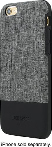  JACK SPADE - Color-Block Case for Apple® iPhone® 6 and 6s - Tech Oxford Gray