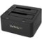 StarTech.com - Dual USB 3.0 Hard Drive Docking Station - Black-Front_Standard