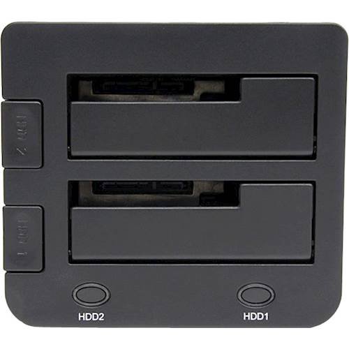 StarTech.com Dual USB 3.0 Hard Drive Docking Station - Black WORLDWIDE DELIVERY