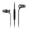 Sennheiser - MOMENTUM Earbud Headphones - Black Chrome-Front_Standard