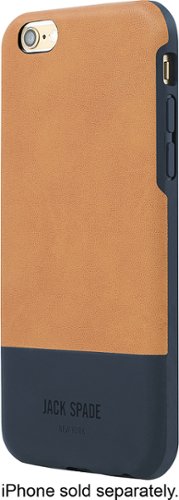  JACK SPADE - Case for Apple® iPhone® 6 Plus and 6s Plus - Tan/Navy