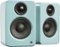 Kanto - YU2 3" 2-Way Powered Desktop Speakers (Pair) - Gloss Teal-Front_Standard