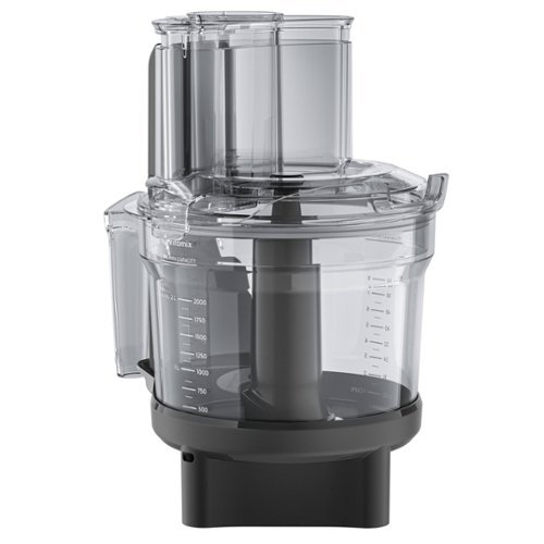Vitamix - 12-Cup Food Processor Attachment with SELF-DETECT - Black-Front_Standard 