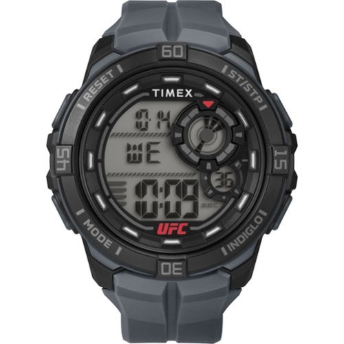Timex Men's UFC Rush 52mm Watch - Gray Strap Digital Dial Black Case - Gray