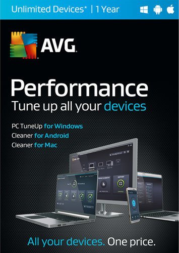  AVG - Performance 2016 (Unlimited Users) (1-Year Subscription)