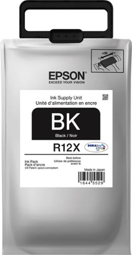 Epson - R12X XL High-Yield - Ink Cartridge - Black-Front_Standard 