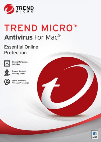  Trend Micro - Antivirus for Mac (1-Device) (1-Year Subscription) - Mac OS