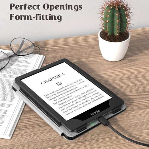 SaharaCase Indy Series Hand Strap Case for Amazon Kindle Paperwhite (11th Gen, 2021-2022) - Black GLOBAL SHIPPING