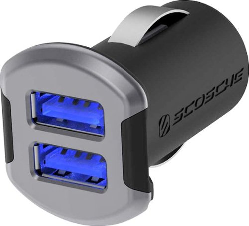  Scosche - reVOLT USB Vehicle Charger - Space Gray