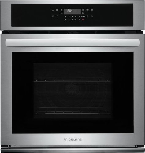 Frigidaire - 27" Single Wall Oven with Air Fry - Stainless Steel