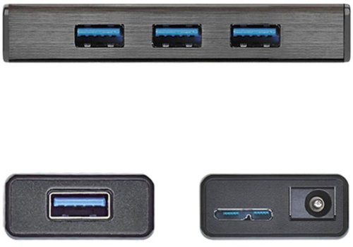  j5create - USB 3.0 4-Port Mini Hub - Black