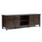 Simpli Home - Connaught TV Stand for most TVs Up to 80" - Dark Chestnut Brown-Front_Standard