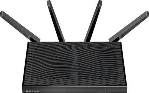  NETGEAR - Nighthawk X8 AC5300 Tri-Band Quad Stream Wi-Fi Router - Black