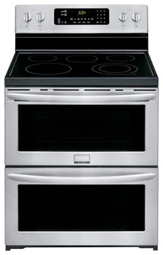 Frigidaire - Gallery 7.2 Cu. Ft. Self-Cleaning Freestanding Double Oven Electric Range - Stainless steel