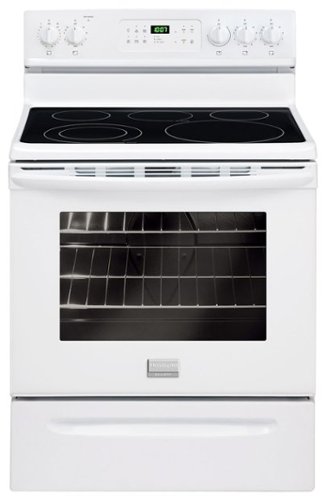 Frigidaire - Gallery 5.4 Cu. Ft. Self-Cleaning Freestanding Electric Range - White-Front_Standard 
