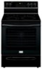 Frigidaire - Gallery 5.8 Cu. Ft. Self-Cleaning Freestanding Electric Convection Range - Black-Front_Standard