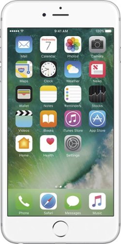  Apple - iPhone 6s Plus 64GB - Silver (Sprint)