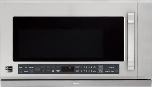 LG - Studio 2.0 Cu. Ft. Over-the-Range Microwave with Sensor Cooking - Stainless Steel-Front_Standard 