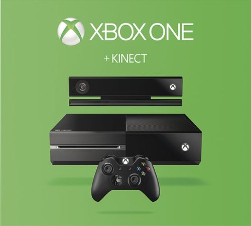 Microsoft - Geek Squad Certified Refurbished Xbox One with Kinect Bundle - Black
