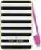 kate spade new york - Portable Charger - Micro Stripe Black/White-Front_Standard